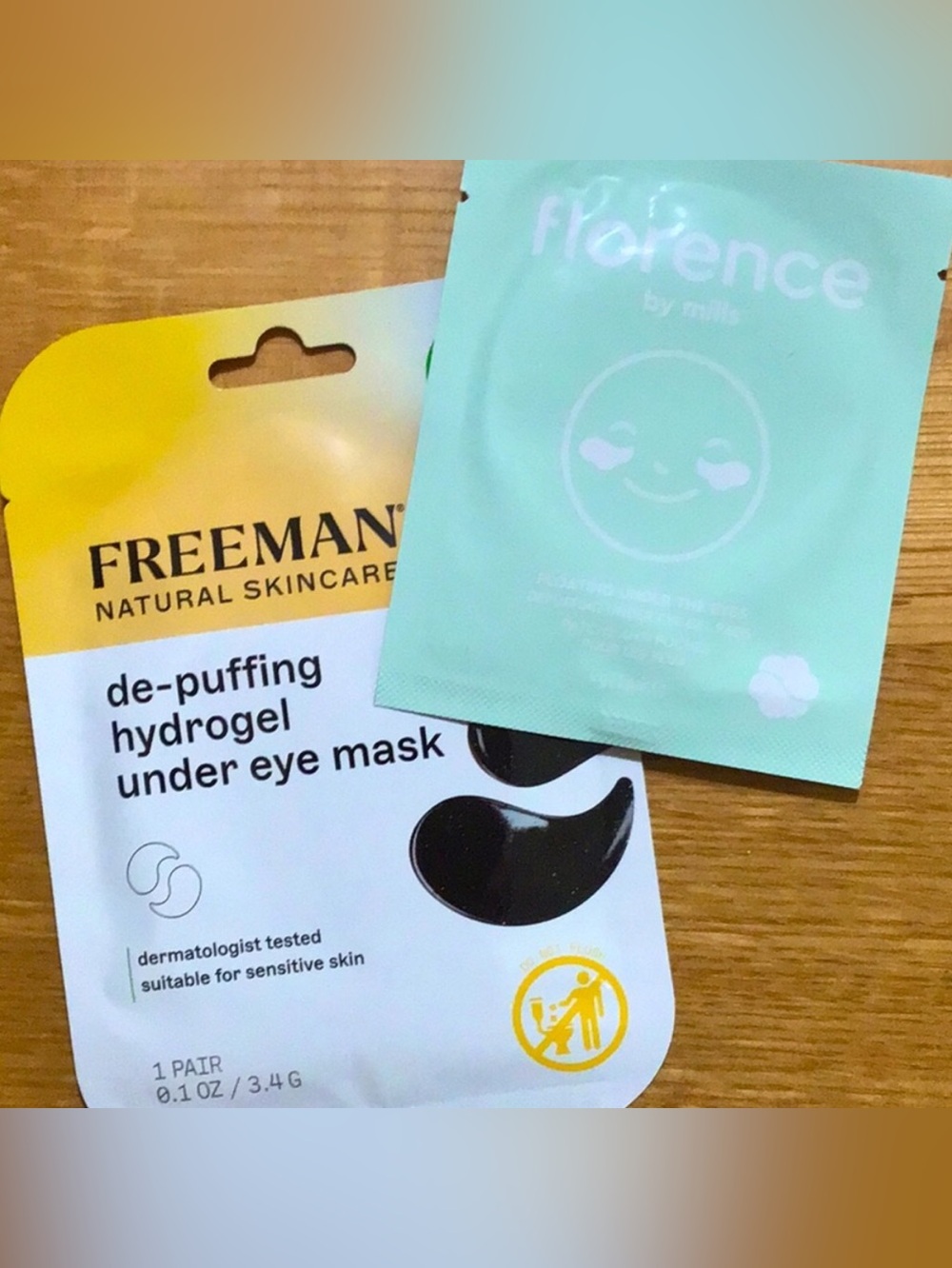 2 pairs of depuffing eye masks